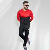 Roylibas Essential Tracksuit for Men - Red & Black