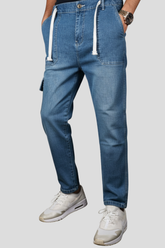 Premium Five-Pocket Denim Cargo for Men