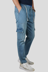 Premium Five-Pocket Denim Cargo for Men