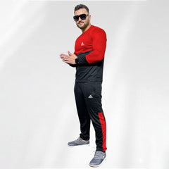 Roylibas Essential Tracksuit for Men - Red & Black