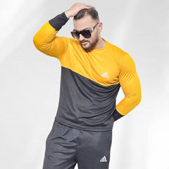 Roylibas Essential Tracksuit for Men - Yellow & Black