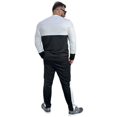 Roylibas Essential Tracksuit for Men - White & Black
