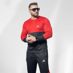 Roylibas Essential Tracksuit for Men - Red & Black