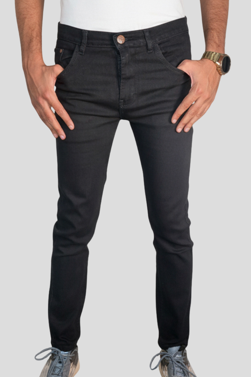 Roylibas Superior Quality Denim Jeans for Men - Black