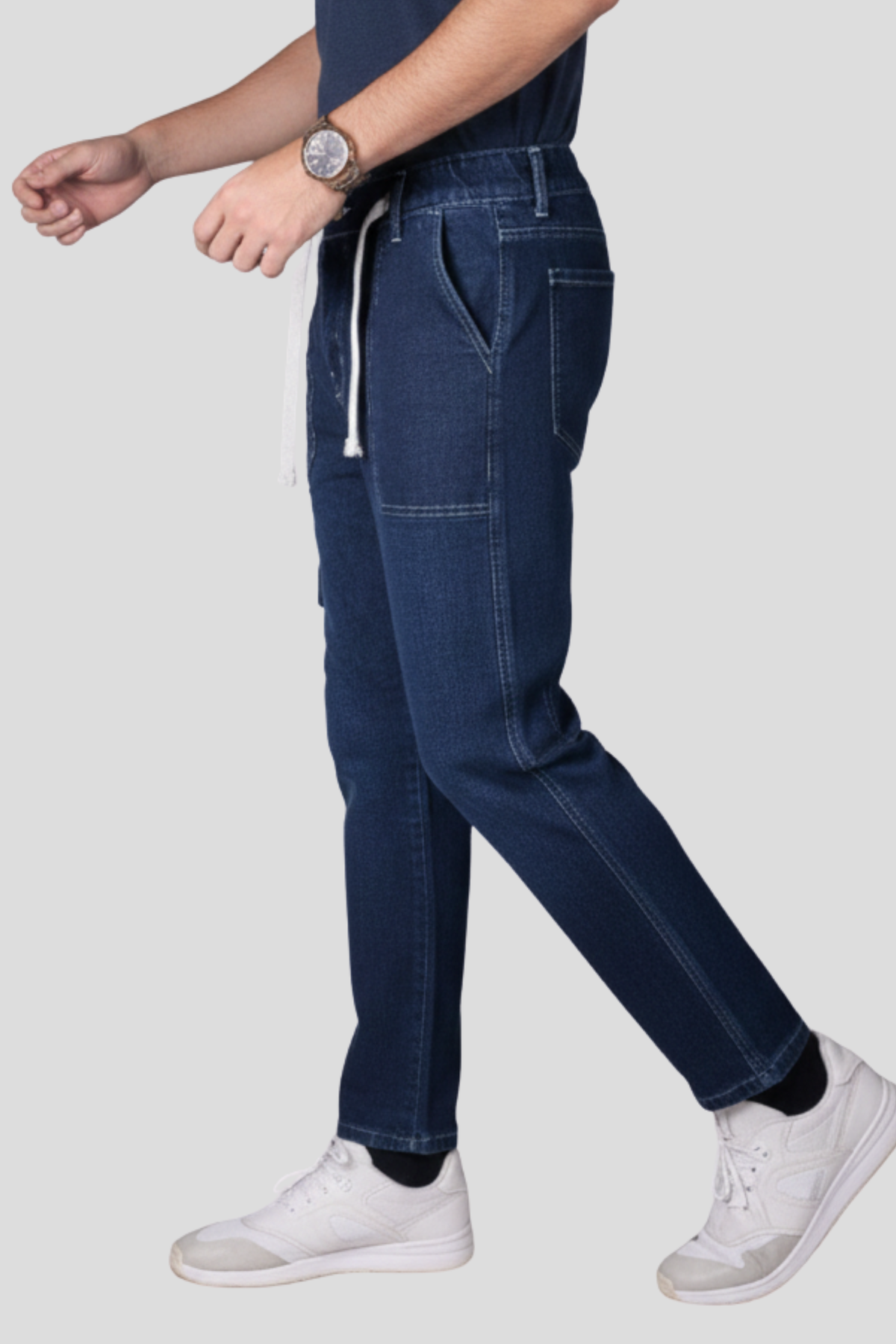 Premium Five-Pocket Denim Cargo for Men