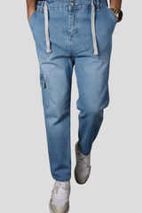 Premium Five-Pocket Denim Cargo for Men