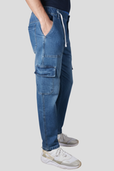 Premium Five-Pocket Denim Cargo for Men