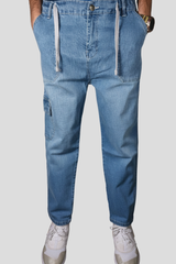 Premium Five-Pocket Denim Cargo for Men