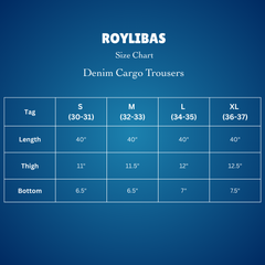 Premium Five-Pocket Denim Cargo for Men